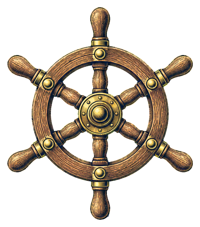 Preview for Engraved Nautical Objects Ship Wheel