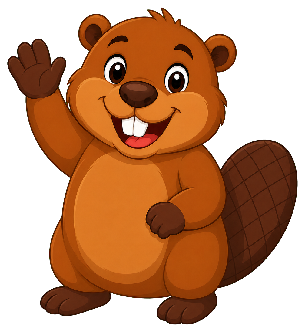Preview for Beaver Paw Up Sticker