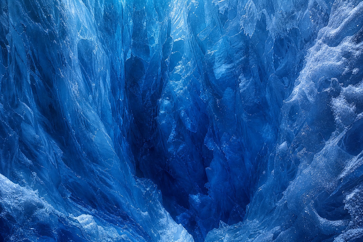 Preview for Blue Glacier Crevasse Texture Background