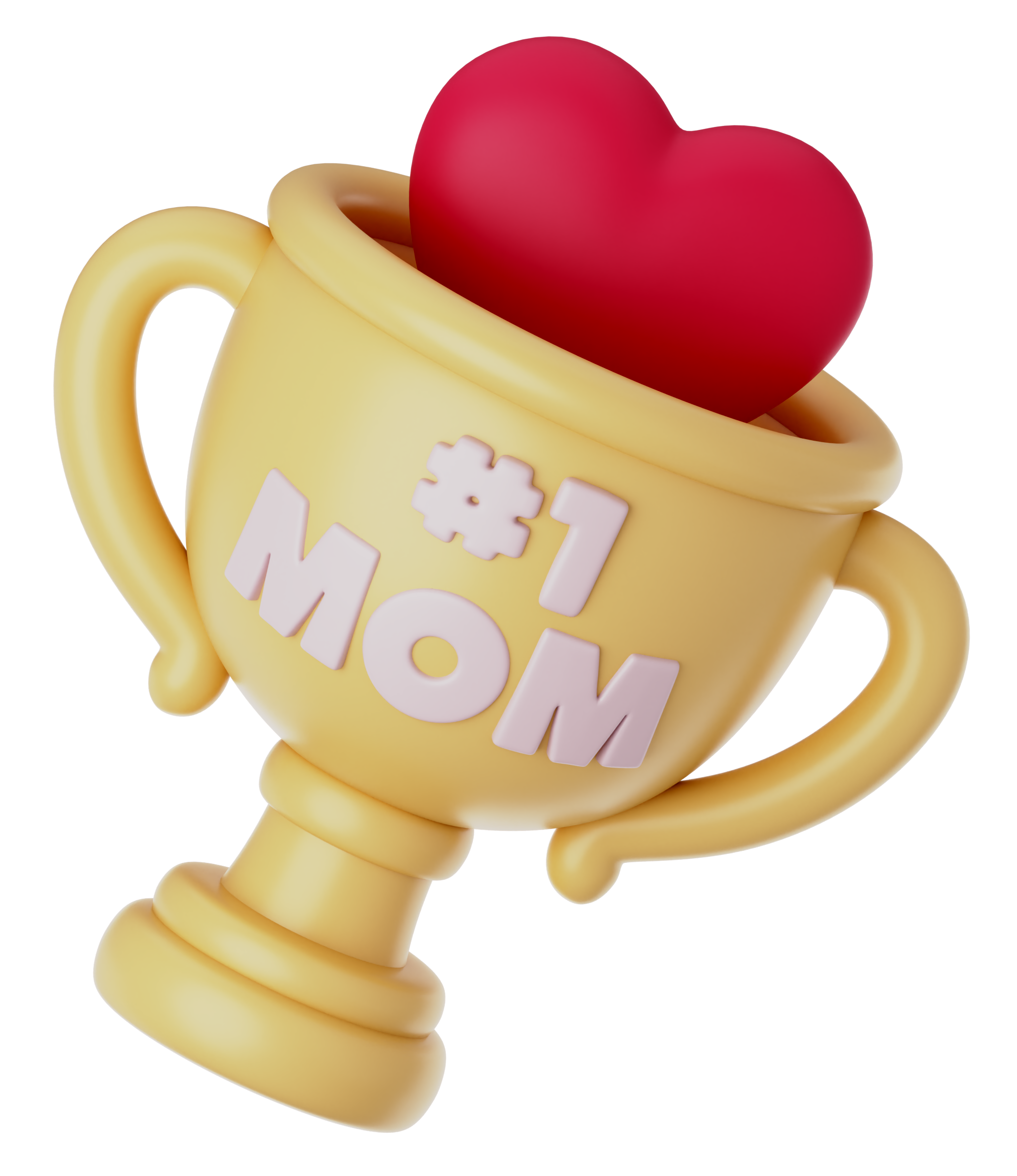 Preview for Number-one-mom-trophy-mothers-day-sticker-914b2