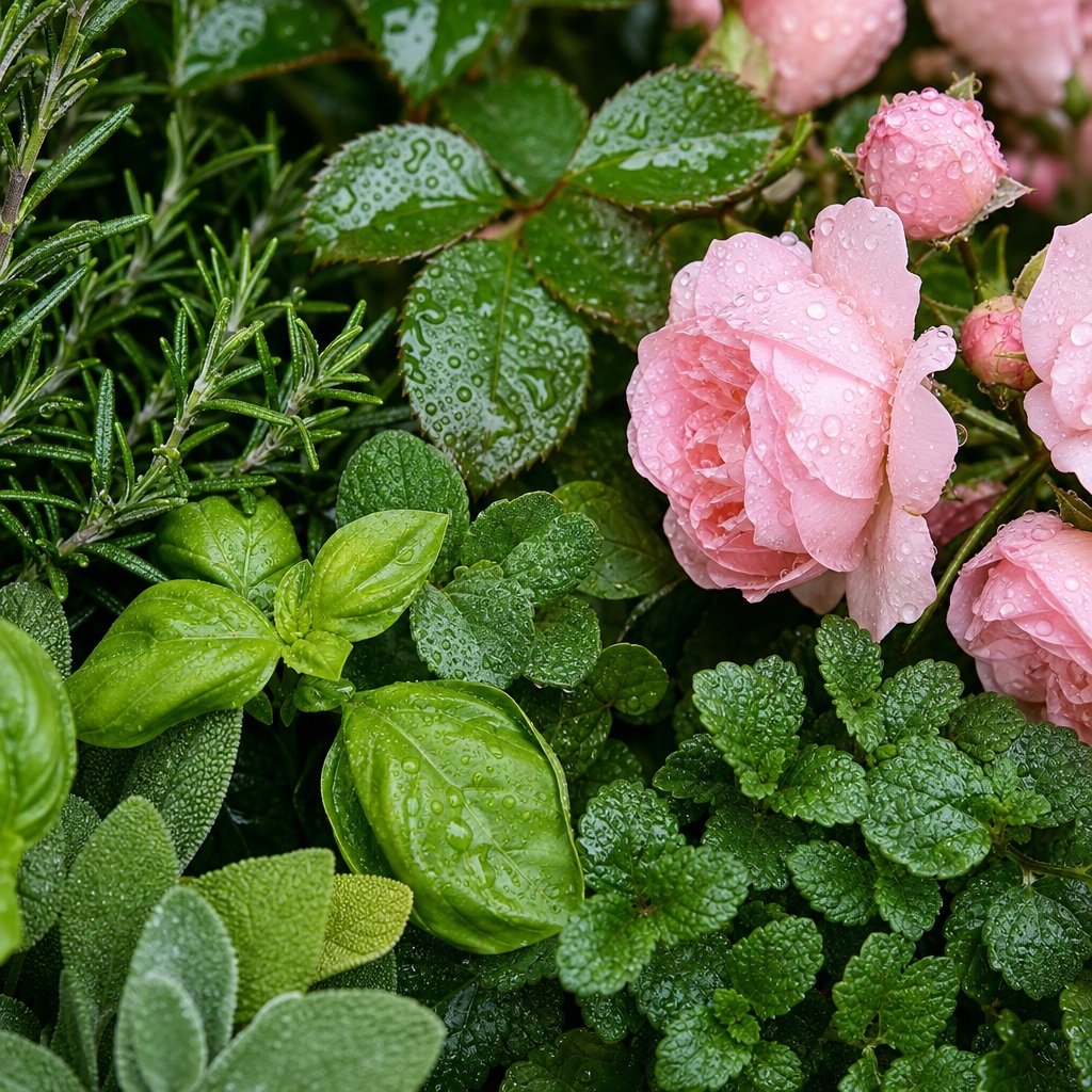 Preview for Rain Garden Macro Background