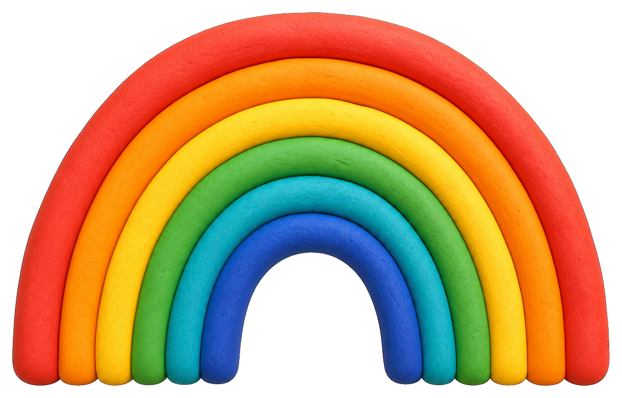 Preview for Colorful Rainbow Sticker Graphic