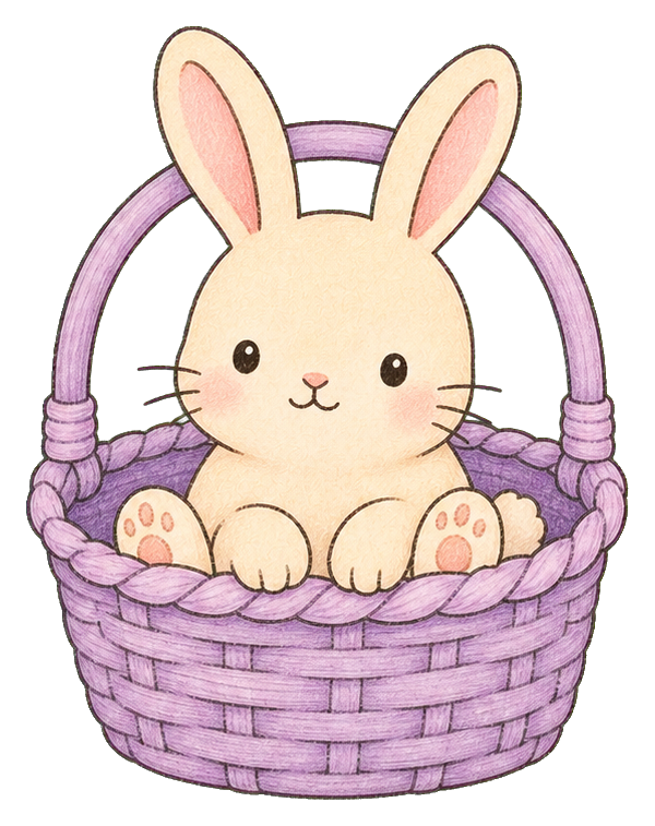 Preview for Rabbit Picnic Basket Sticker
