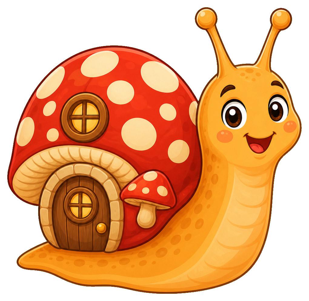 Preview for Mushroom House Snail Sticker