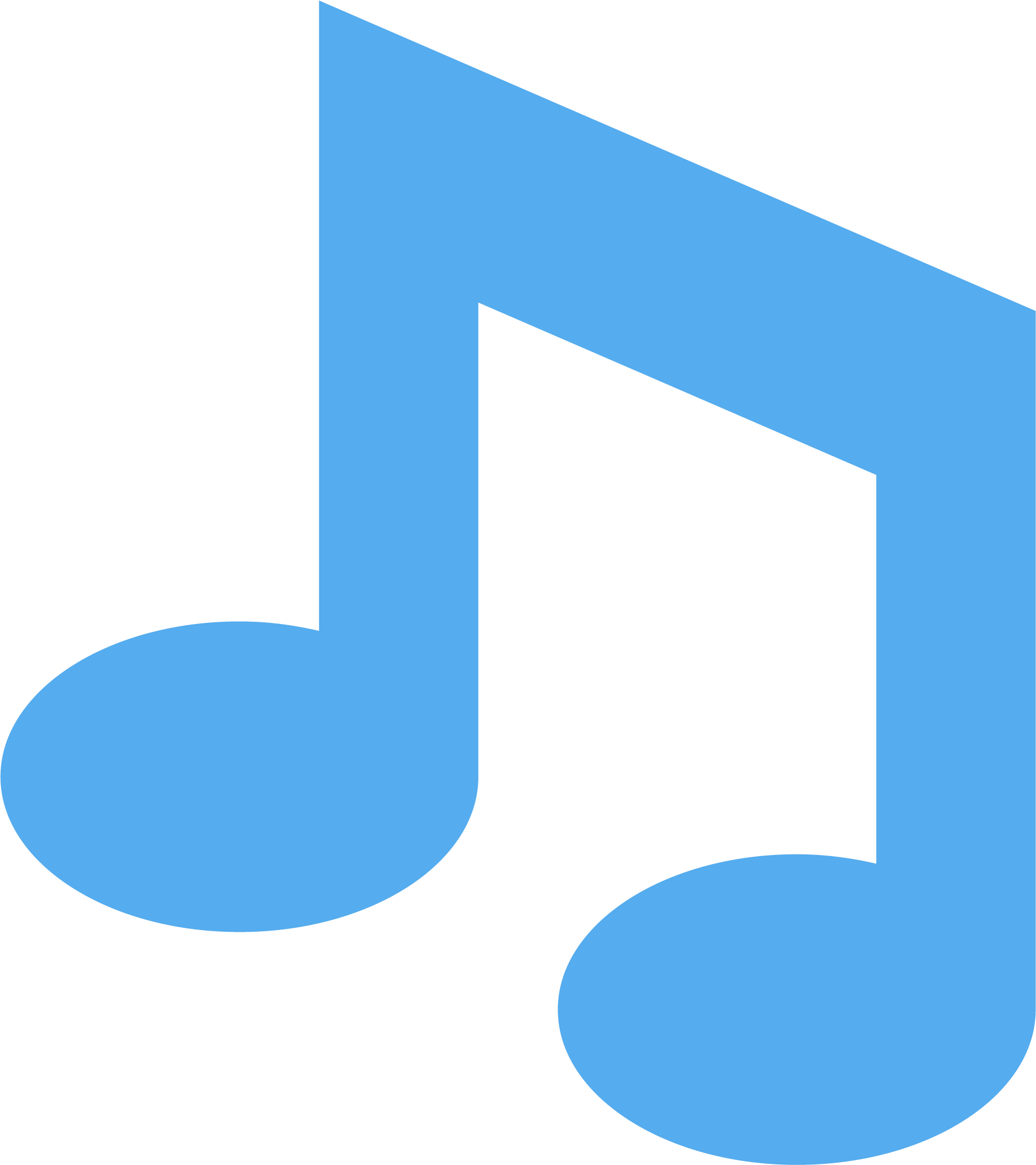 Preview for Blue-music-note-icon-emoji-classic-sticker-8b4bc