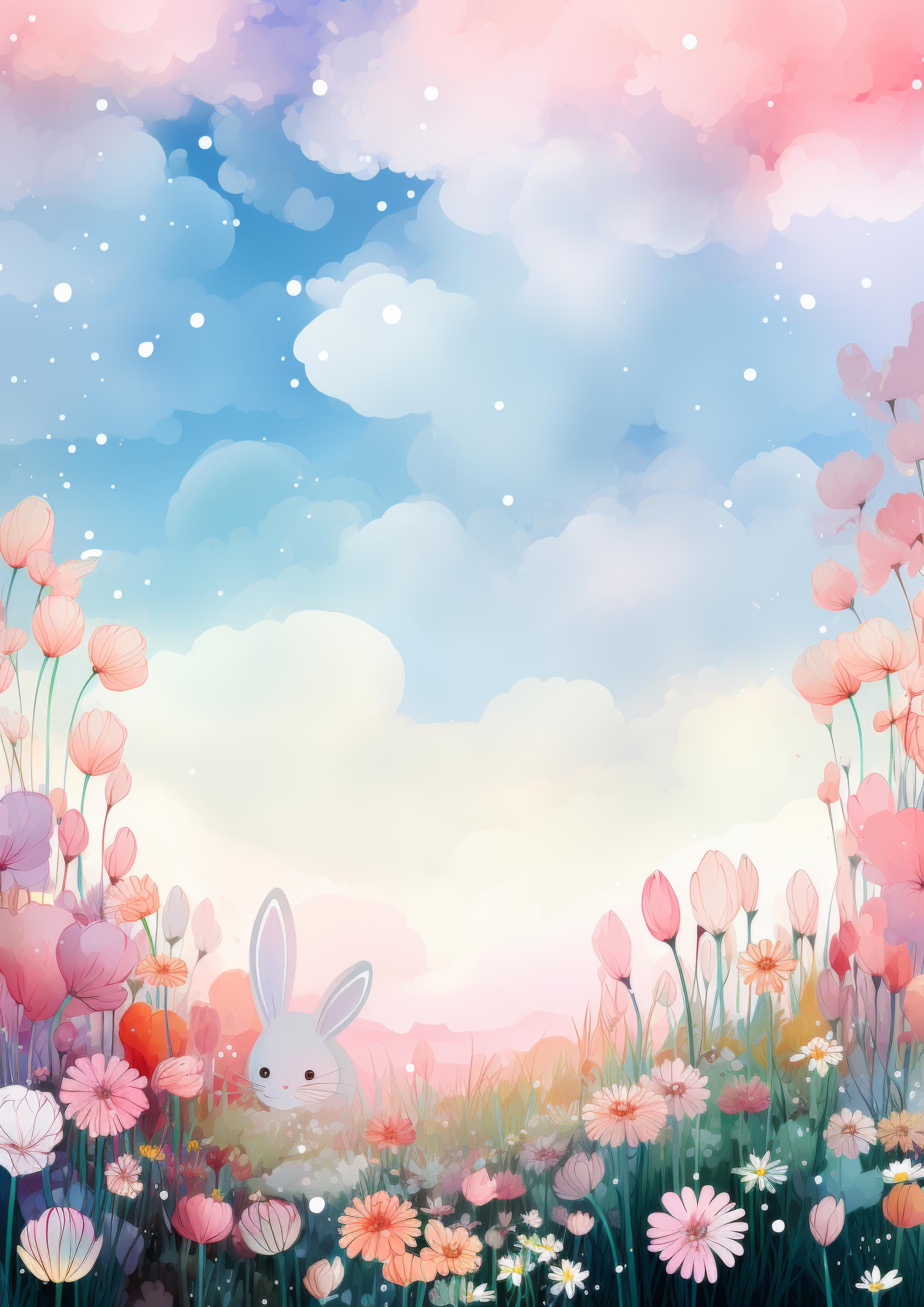 Preview for Watercolor-bunny-garden-easter-background-8df62