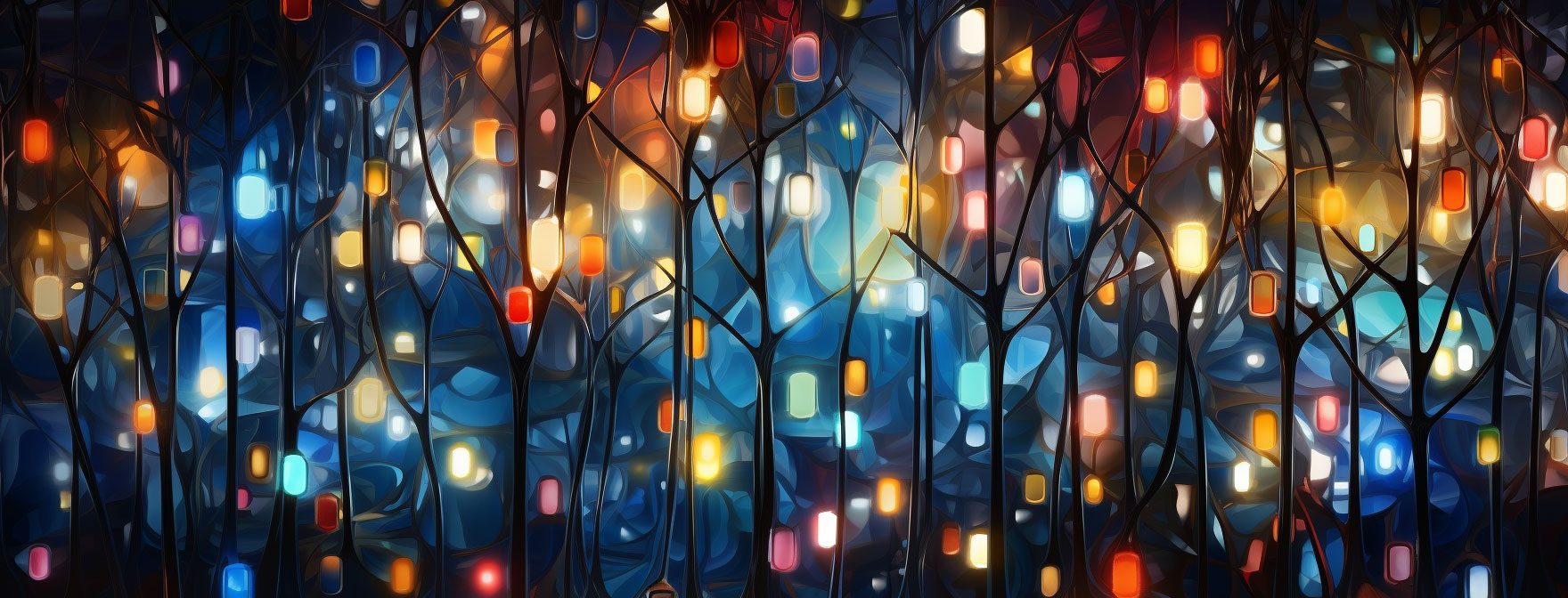 Preview for Cityscape-night-lights-christmas-cover-background-3dd9e