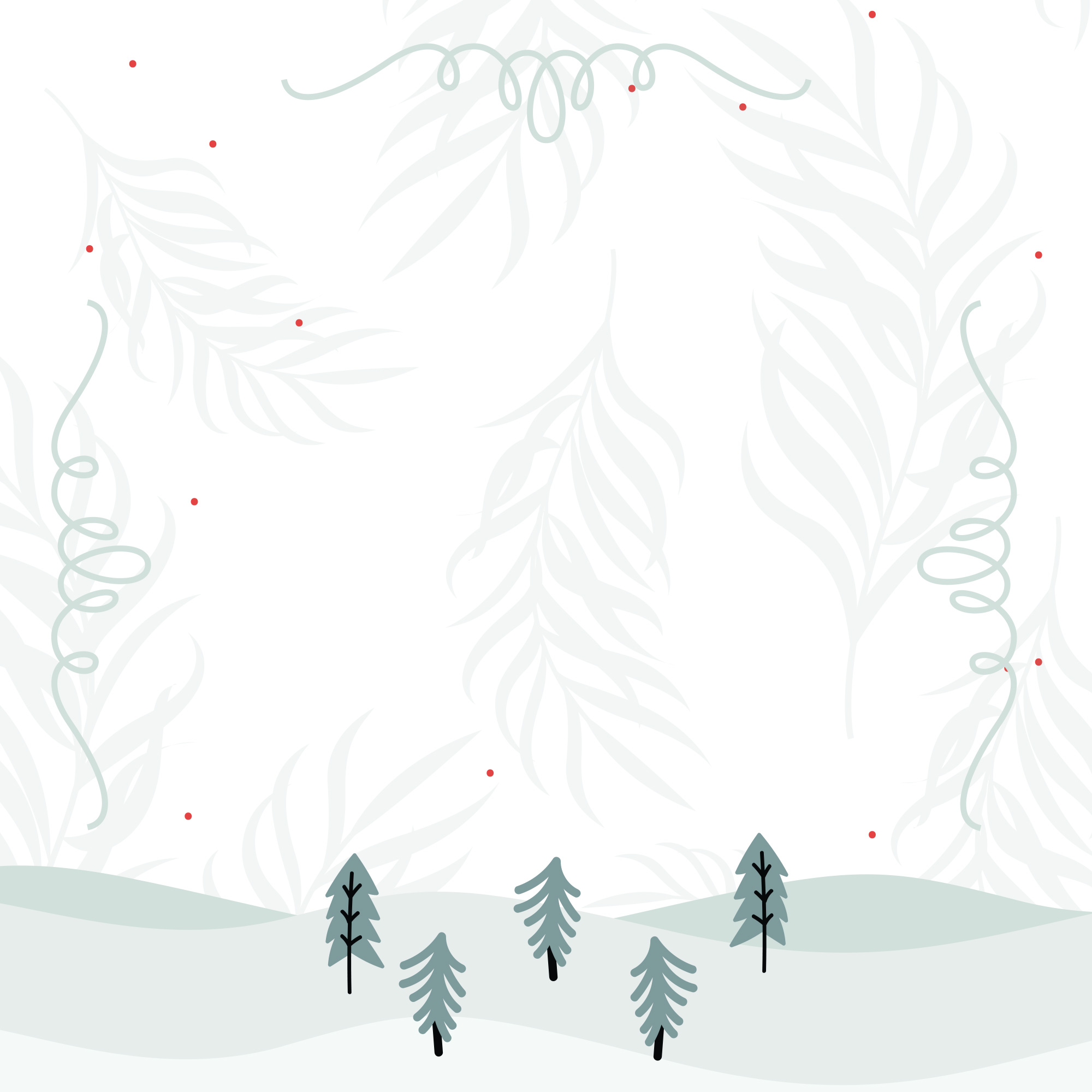 Preview for Winter-forest-landscape-design-christmas-background-db119