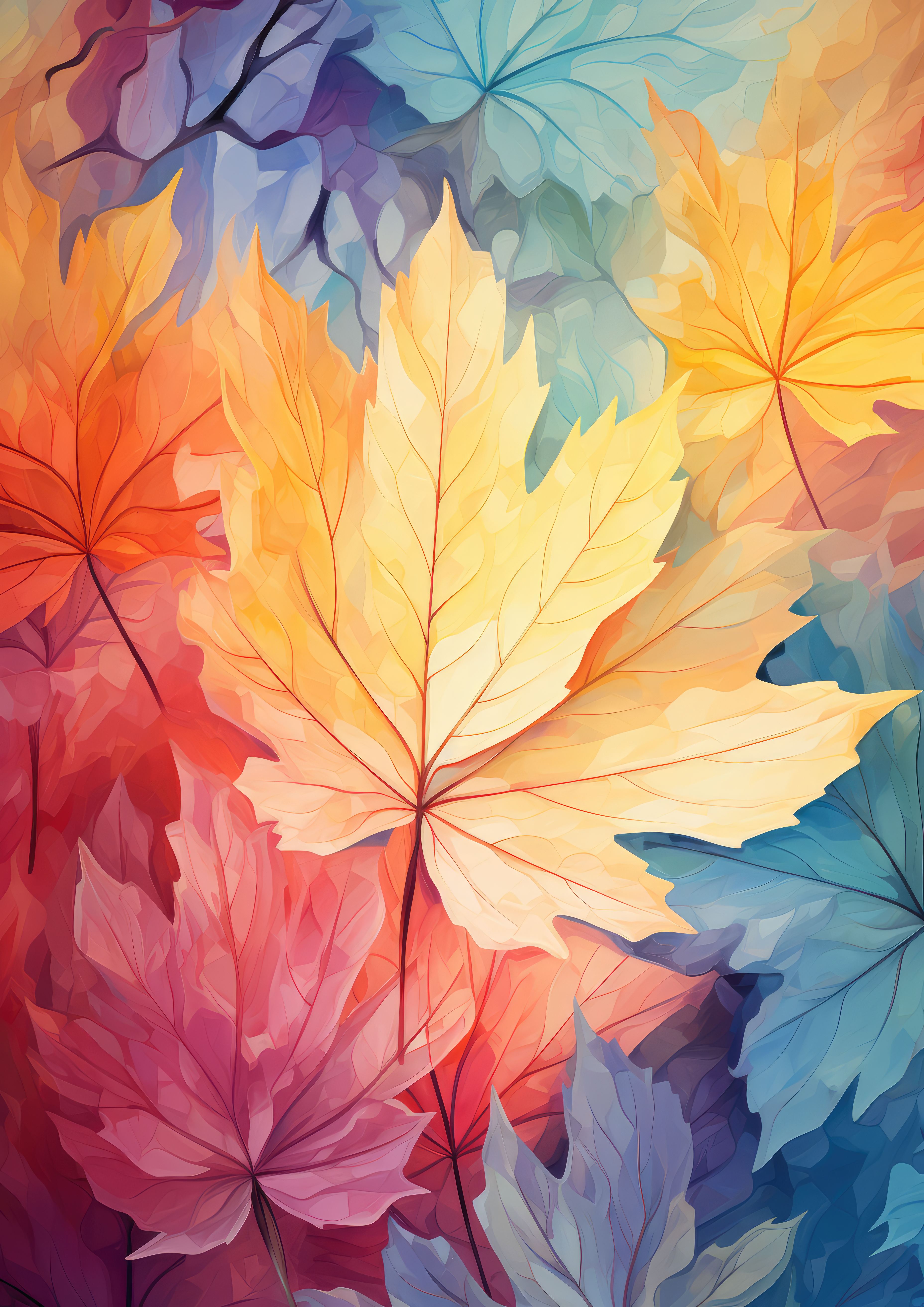 Preview for Autumn-maple-leaves-pattern-abstract-background-ae9e6