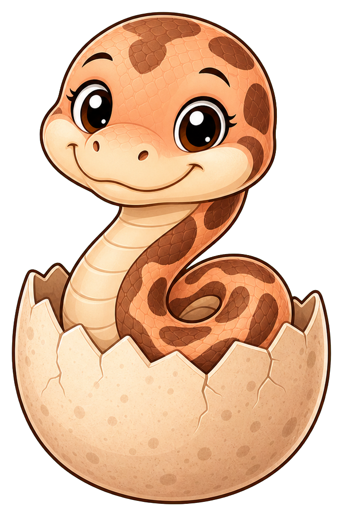 Preview for Hatching Baby Snake Sticker