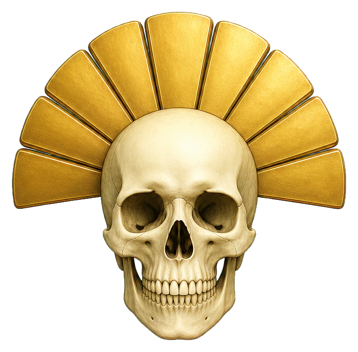 Preview for Ancient Sun Headdress Skull Sticker