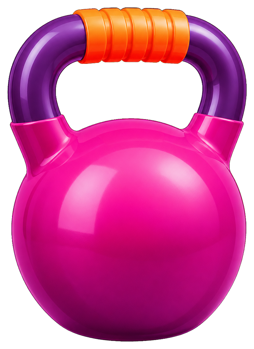 Preview for Pink Kettlebell Fitness Sticker