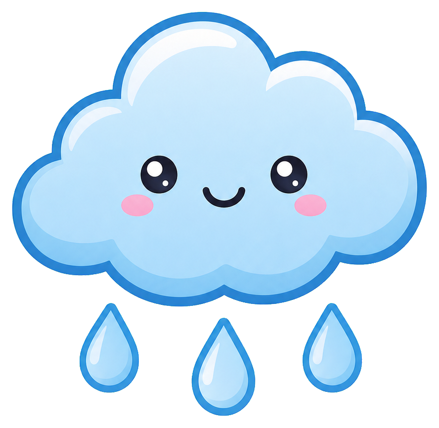 Preview for Teary Rain Cloud Sticker
