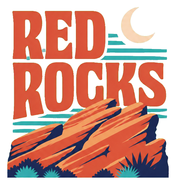 Preview for Red Rocks Canyon Moon Sticker