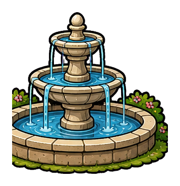 Preview for Fountain Sticker For Town And City Designs