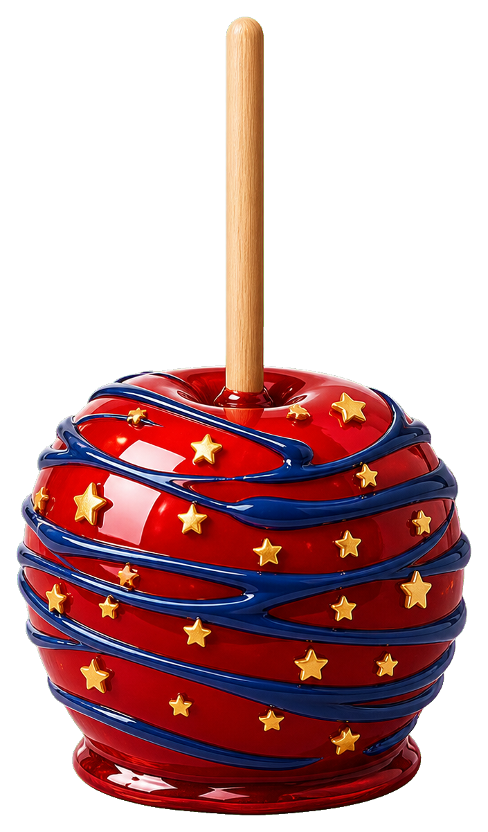 Preview for Red Blue Candy Apple Sticker