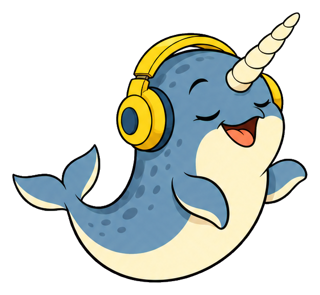 Preview for Narwhal With Headphones
