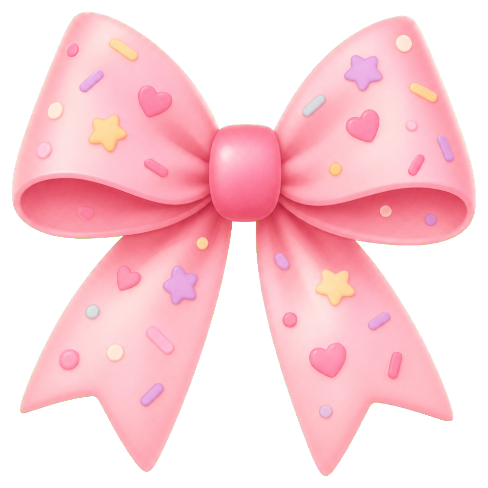 Preview for Pink Party Bow Sticker