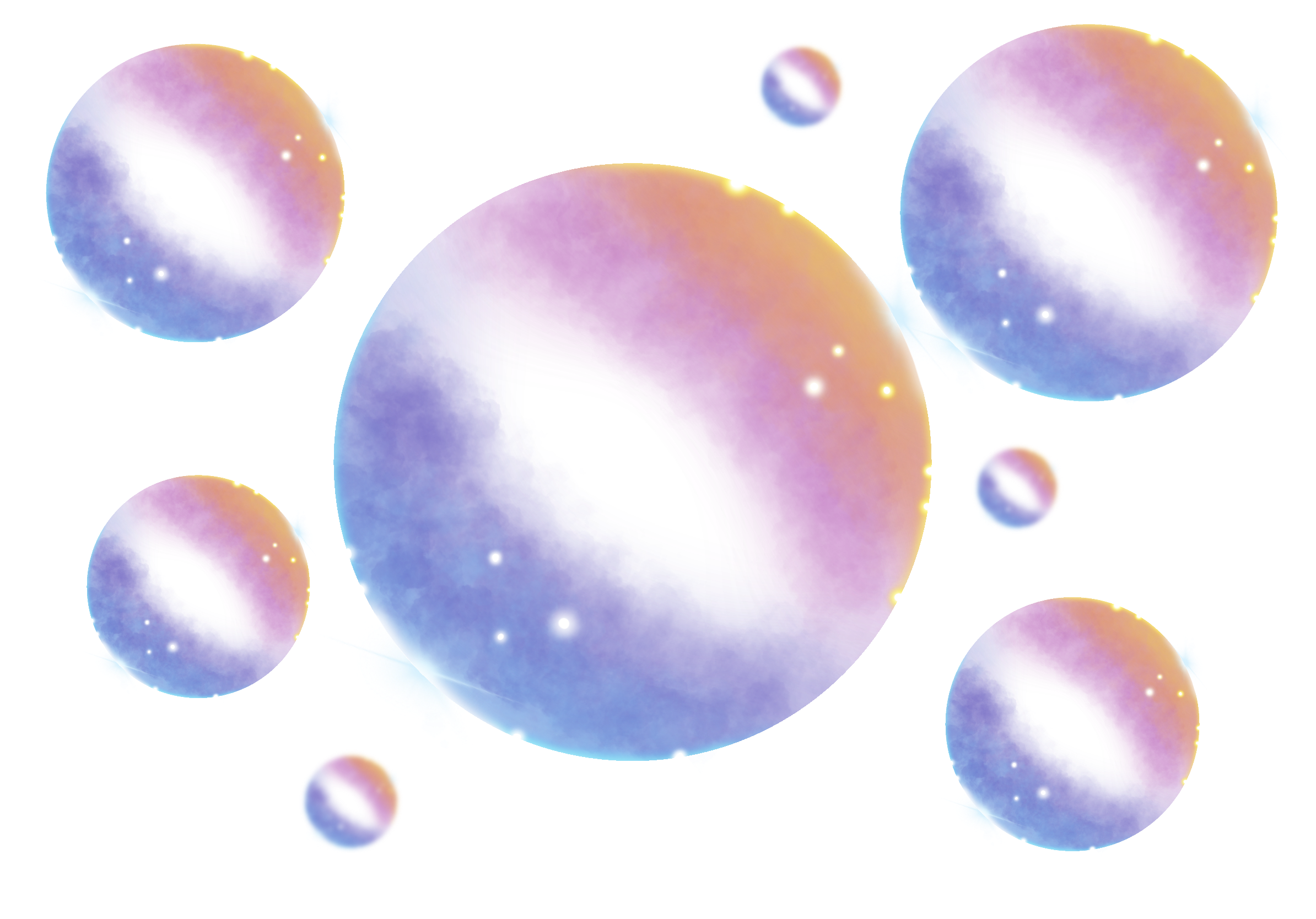 Preview for Vibrant-gradient-bubbles-ball-sticker-abf0f