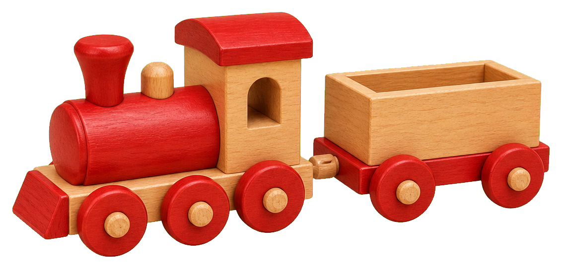 Preview for Wooden Toy Train Plain Sticker