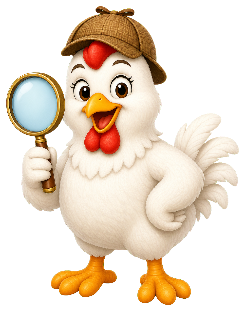 Preview for Detective Chicken Sticker Graphic