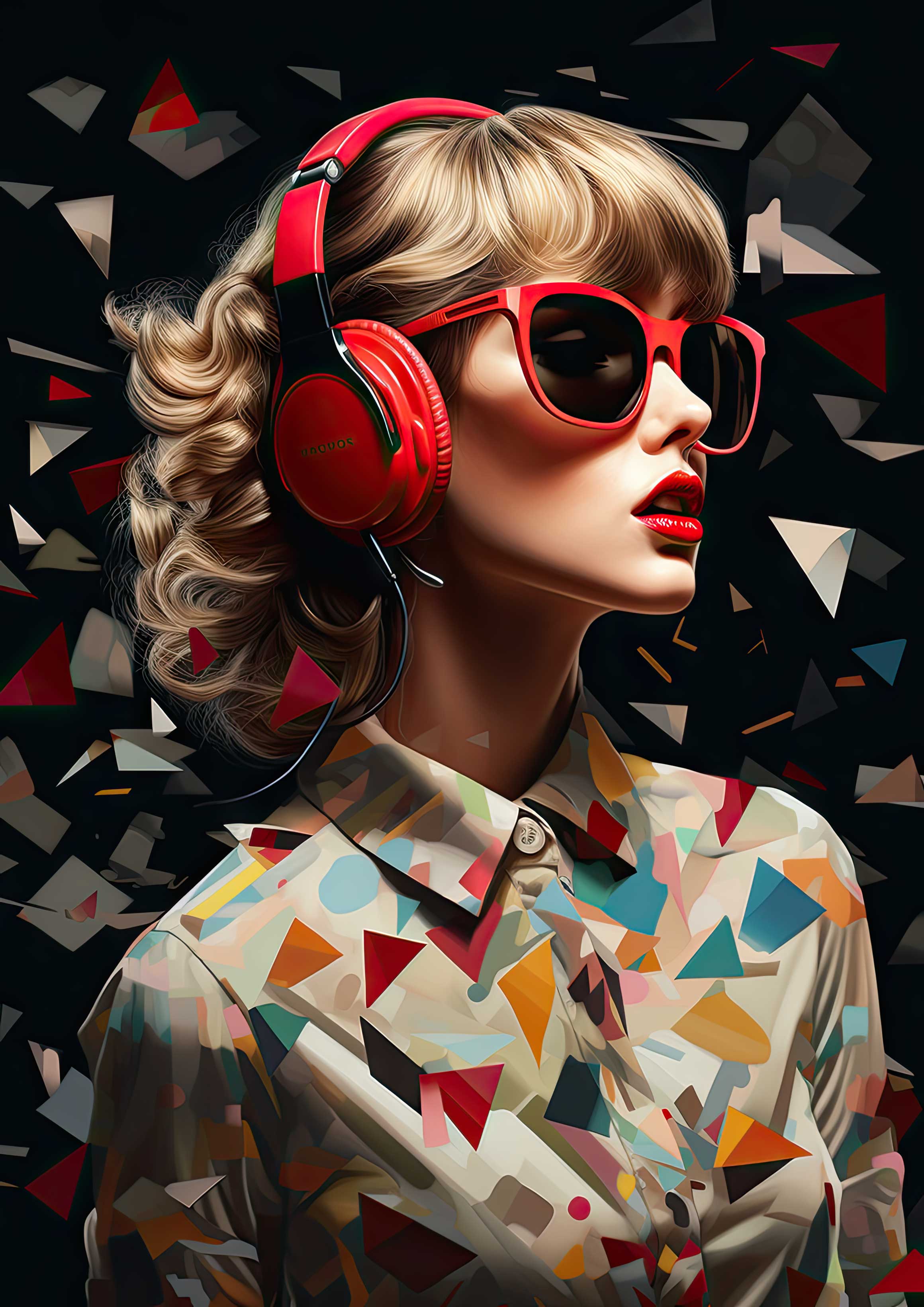 Preview for Vibrant-music-lover-portrait-taylor-swift-background-f4097