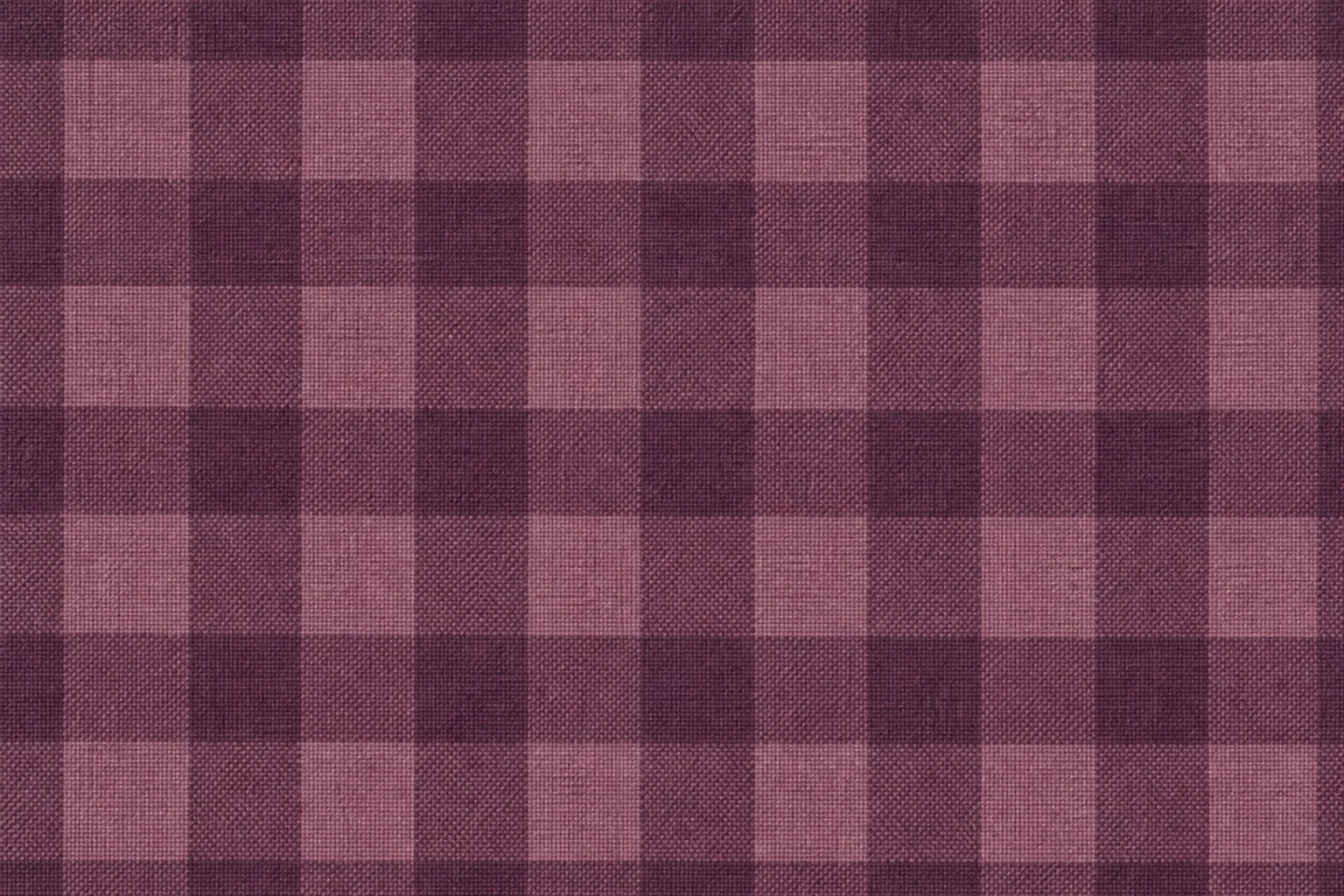 Plum and mauve checkered woven pattern with a soft textured repeat