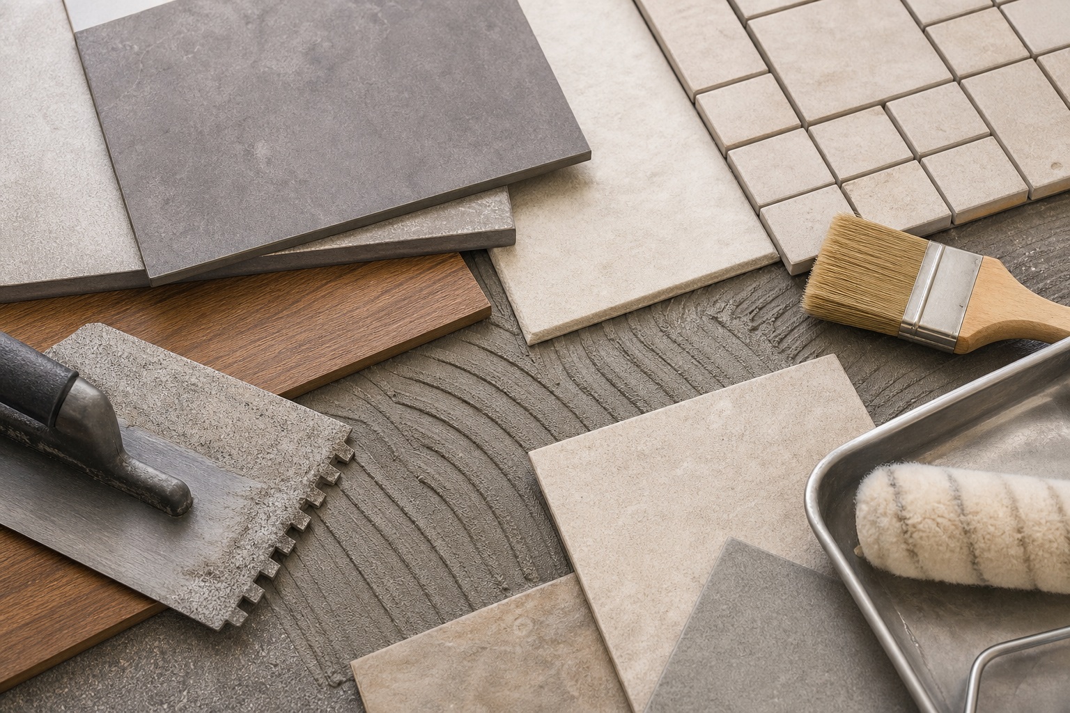 Preview for Home Renovation Materials Stock Background