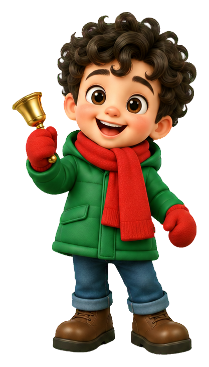 Preview for 3d Christmas Boy Caroler