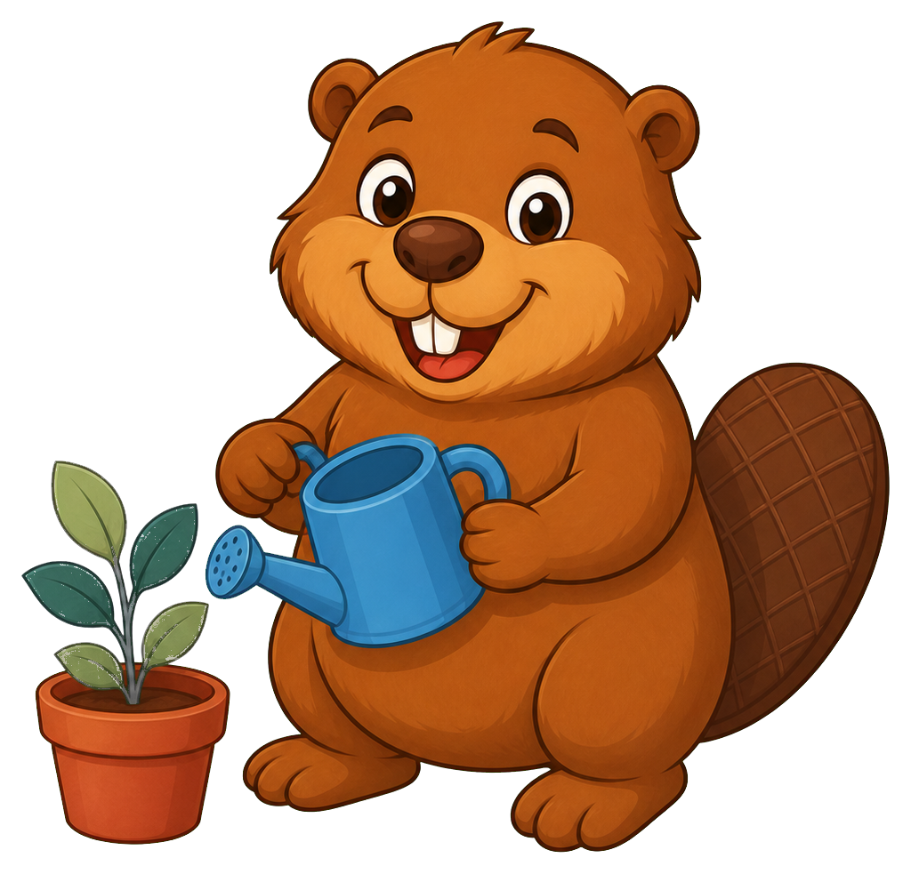 Preview for Beaver Gardener Sticker
