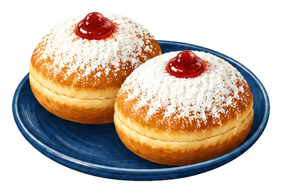 Preview for Hanukkah Sufganiyot Plate