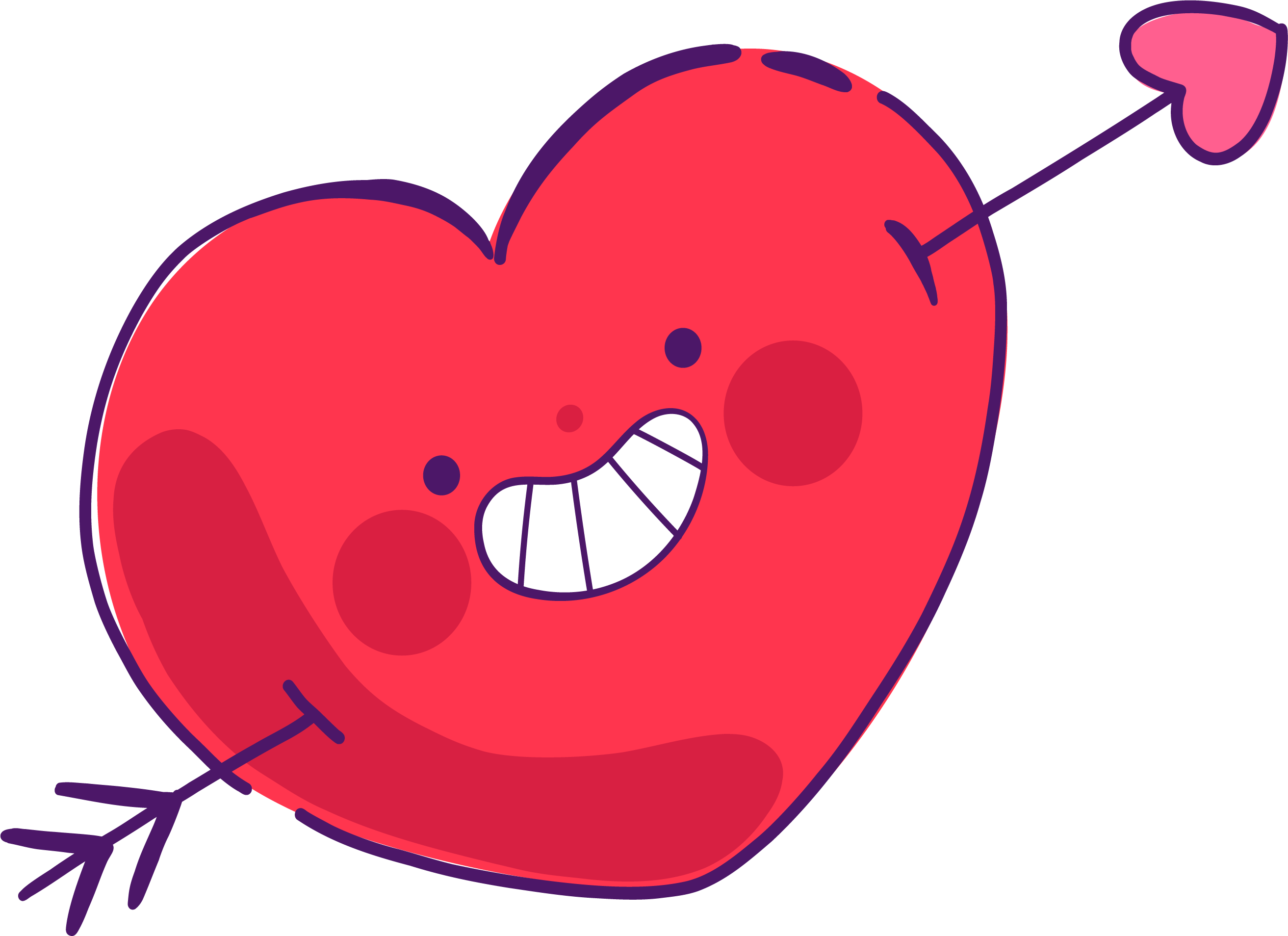 Preview for Wounded-heart-cartoon-cute-love-sticker-0f030