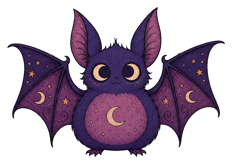 Preview for Crescent Belly Bat Alien Sticker
