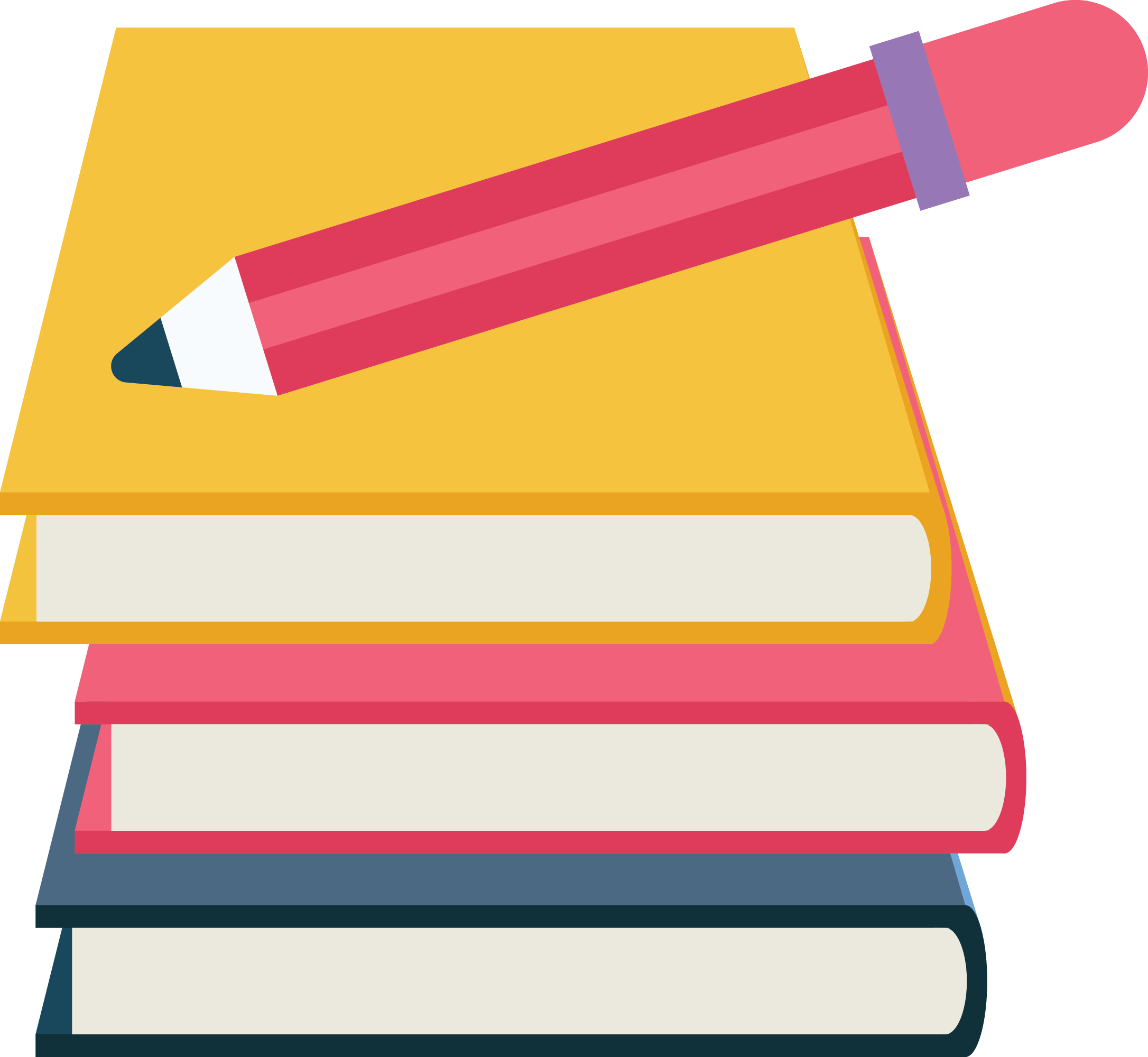 Preview for Colorful-books-stack-illustration-back-to-sticker-1014e