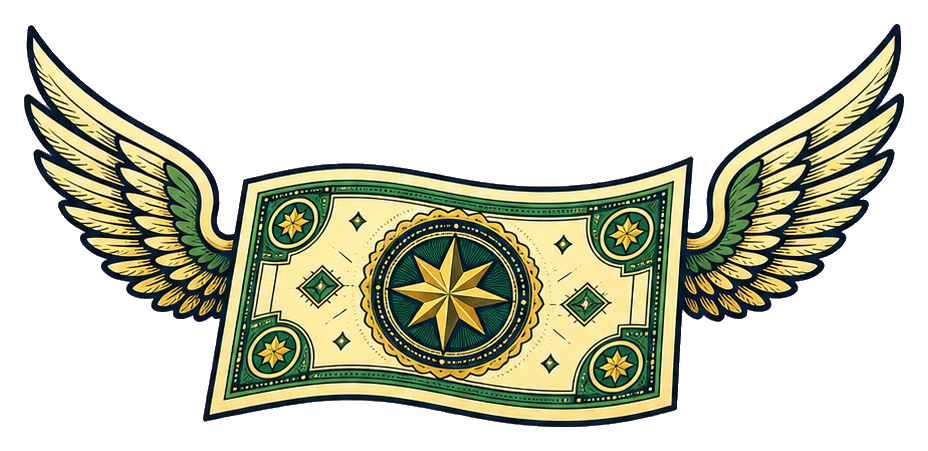 Preview for Winged Money Sticker