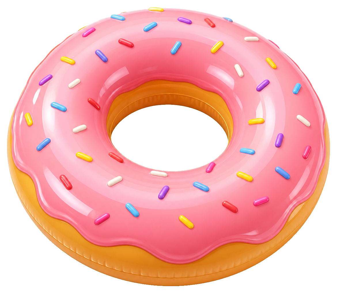 Preview for Pink Donut Pool Float Sticker