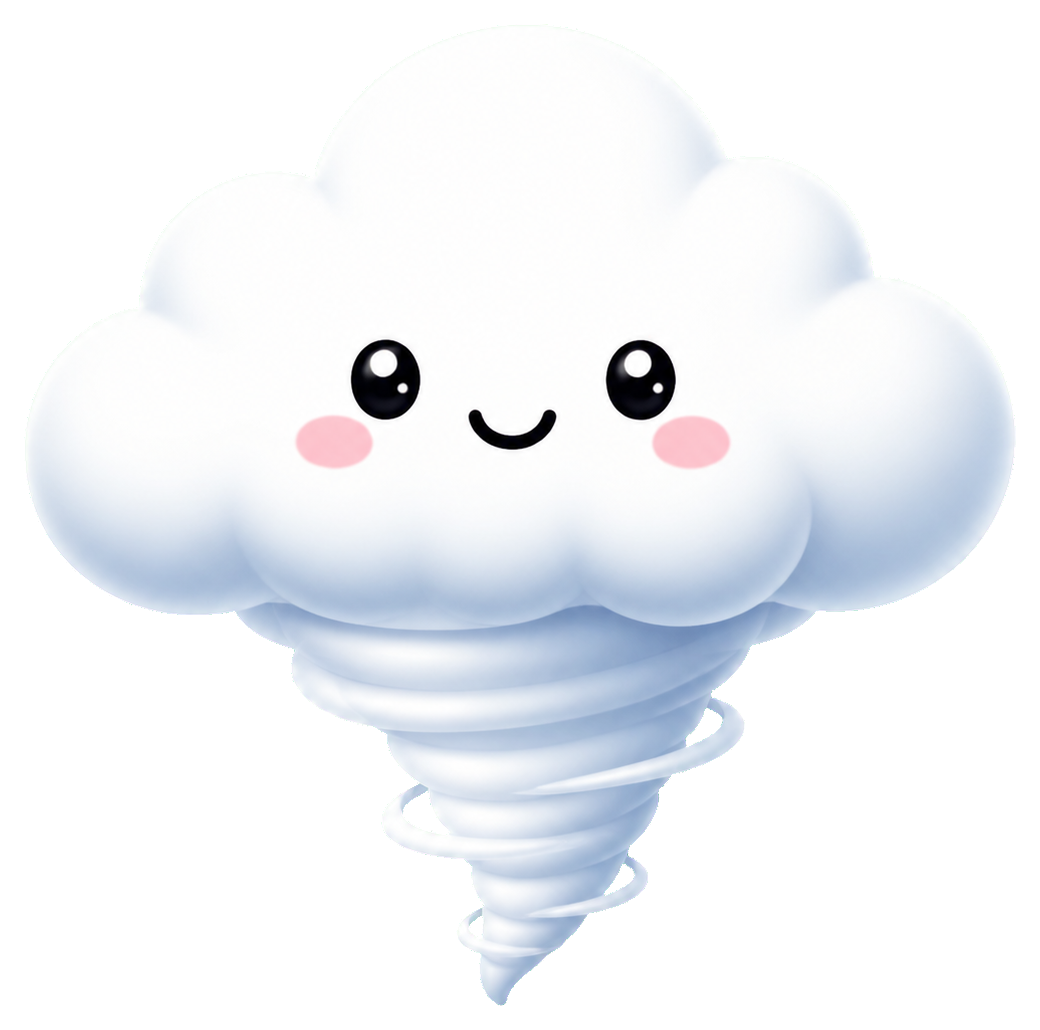 Preview for Cloud Tornado Swirl Sticker