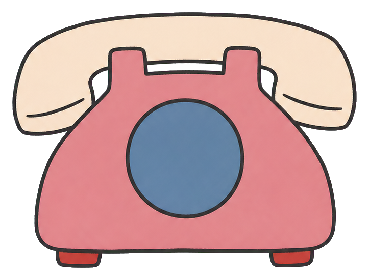 Preview for Retro Telephone Sticker Graphic
