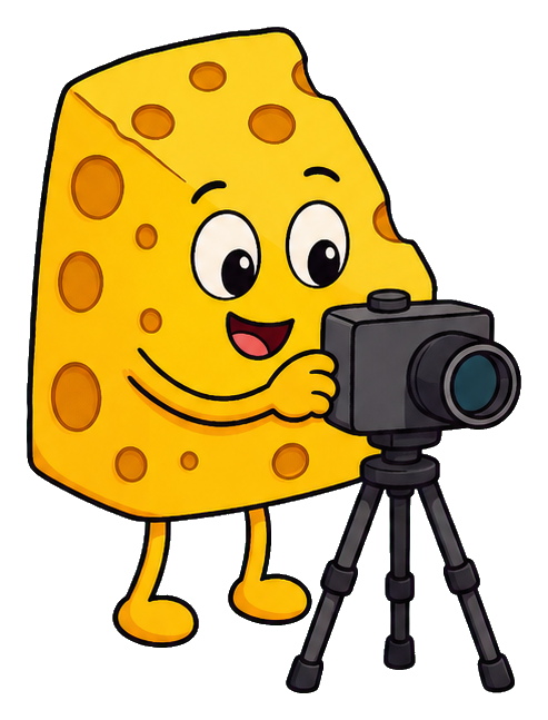 Preview for Cheese Camera Sticker Graphic