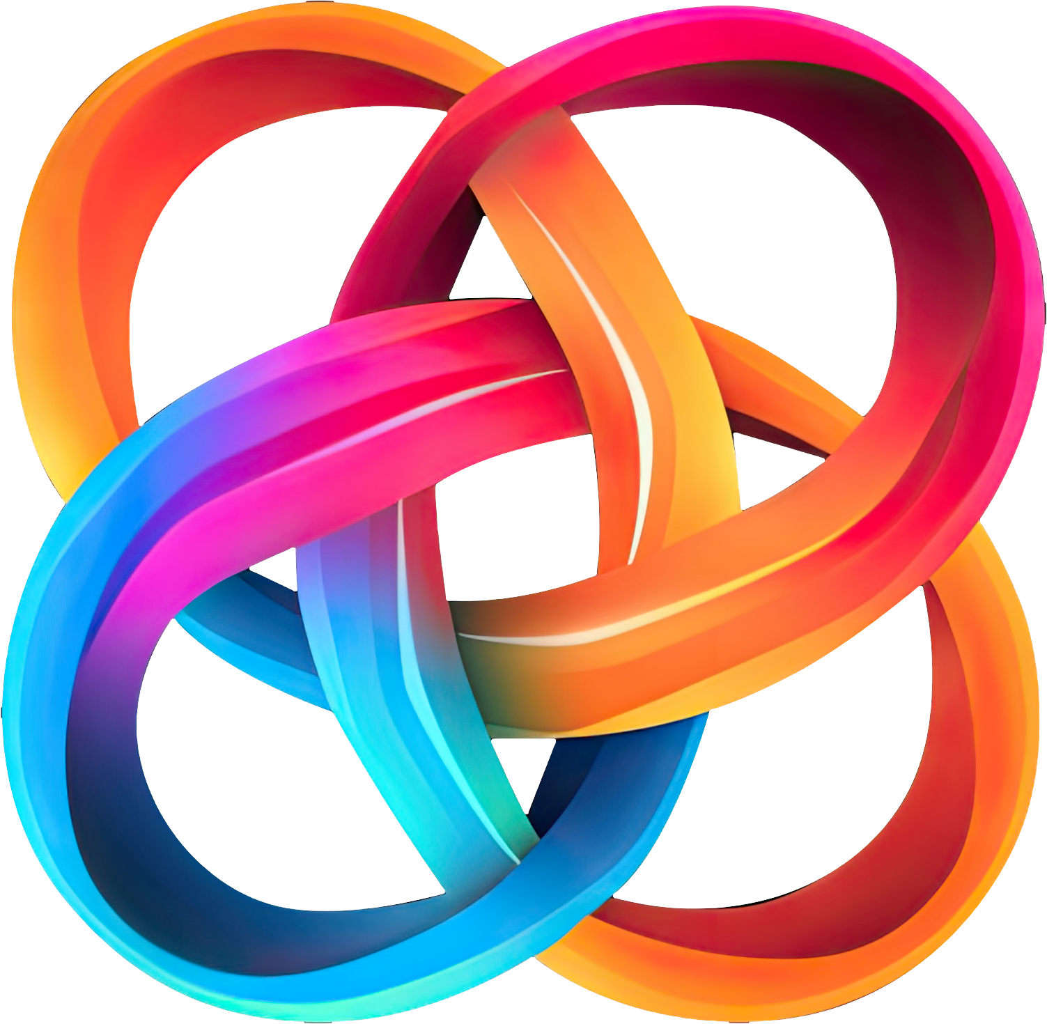 Preview for Interconnected-rings-logo-design-logo-colorful-sticker-3900e