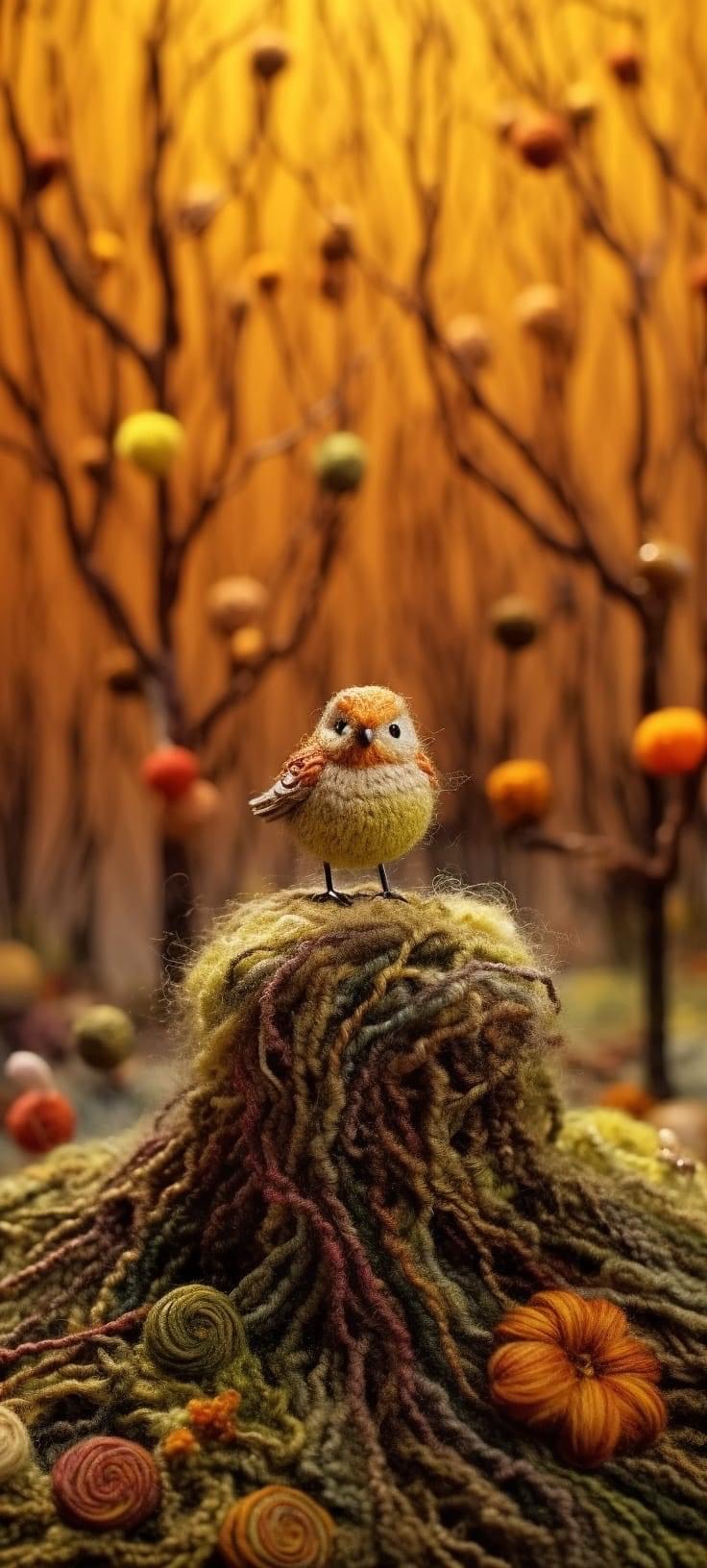 Preview for Whimsical-crochet-bird-forest-crochet-critters-sticker-0c28f