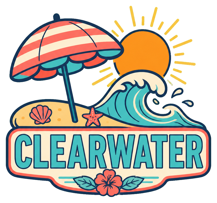 Preview for Clearwater Beach Umbrella Sticker