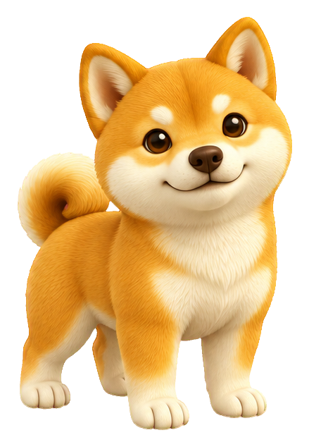 Preview for 3d Puppy Pals Shiba Pup
