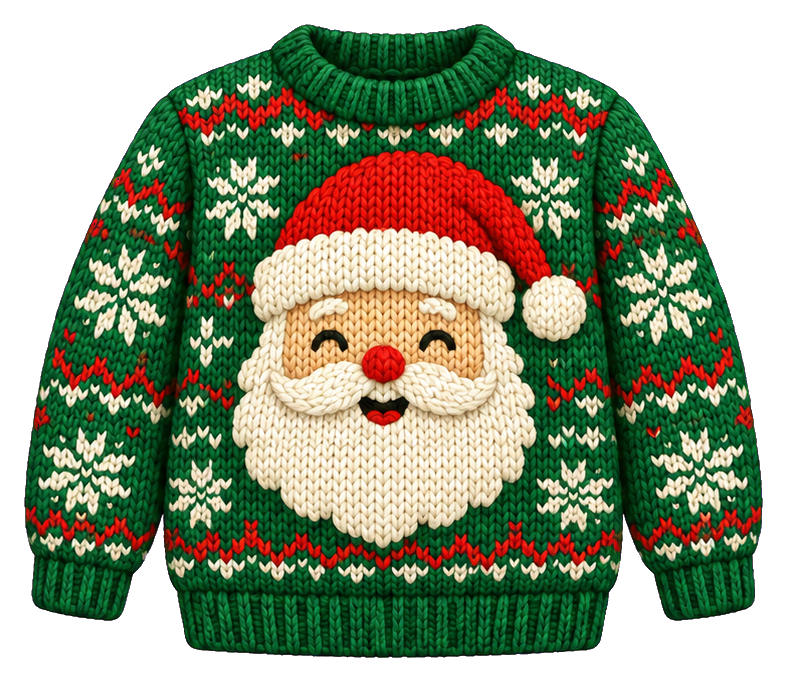 Preview for Santa Face Ugly Sweater