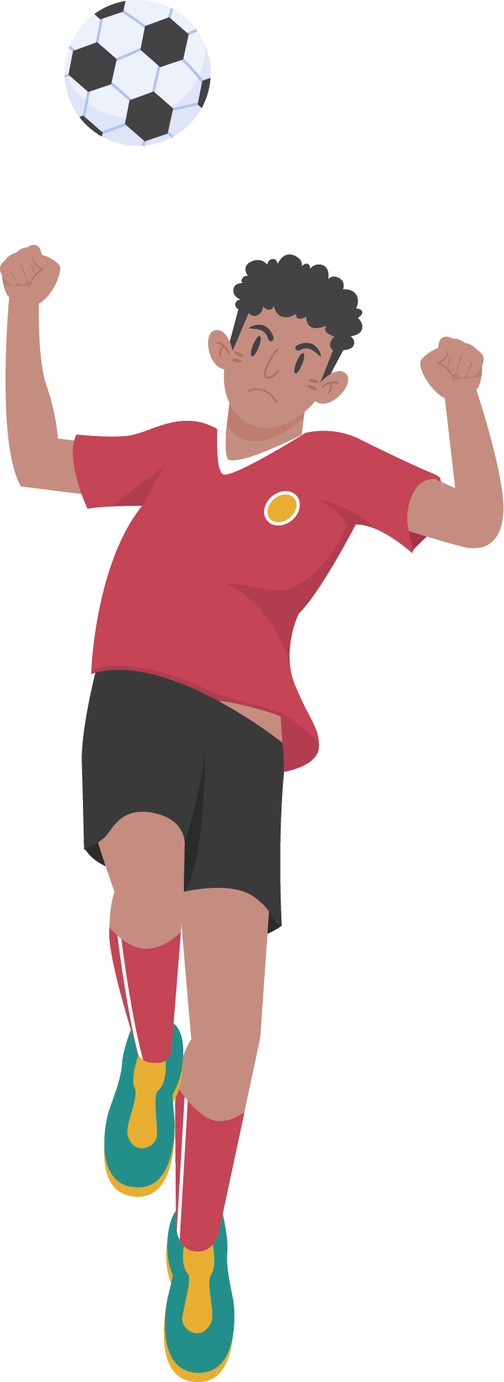 Preview for Soccer-player-illustration-sticker-d3fb0