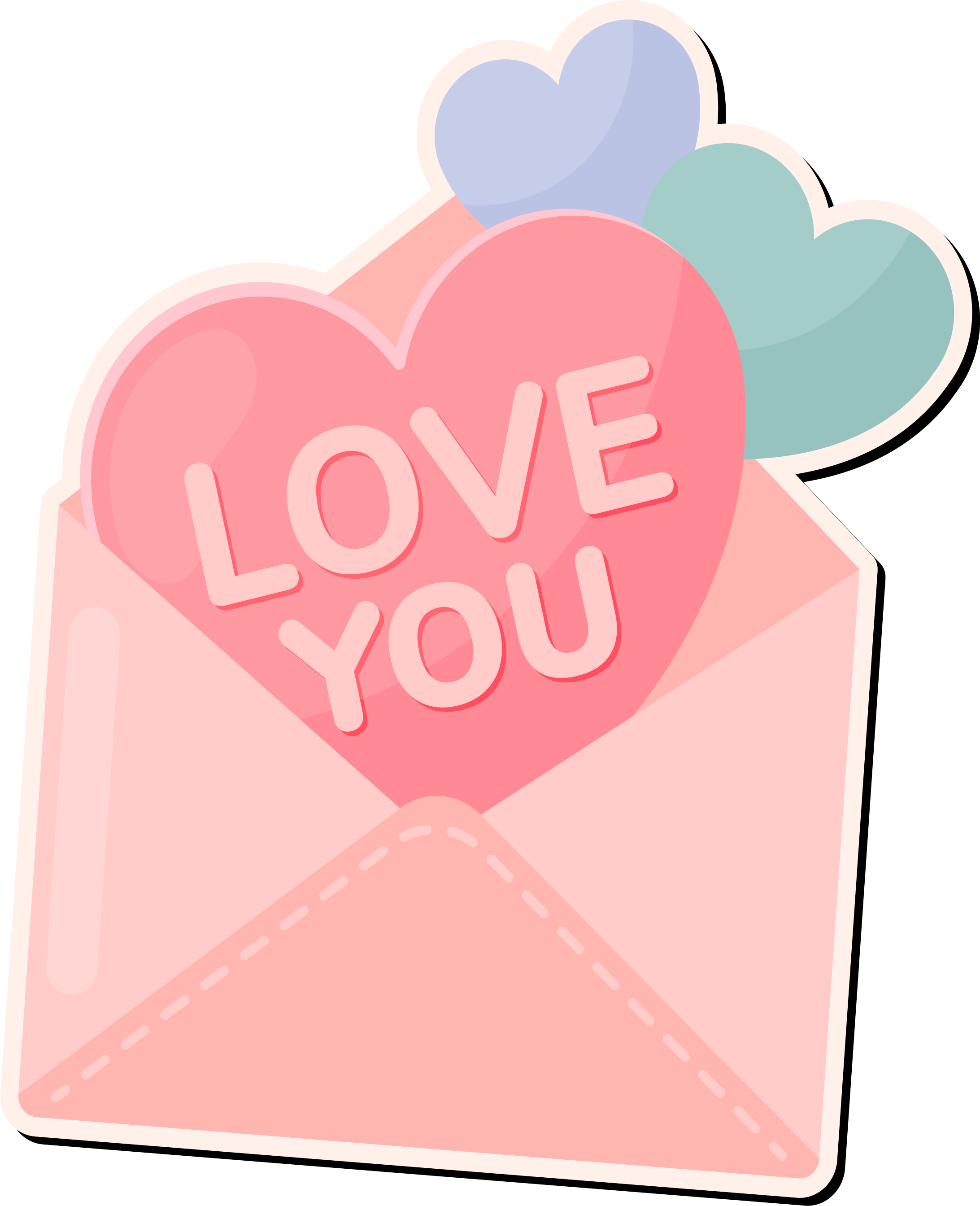 Preview for Love-letter-envelope-illustration-cute-love-sticker-2373a