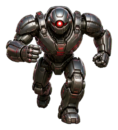 Preview for Charging Evil Robot Sticker For Designs