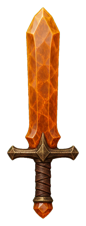 Preview for Amber Crystal Longsword Sticker