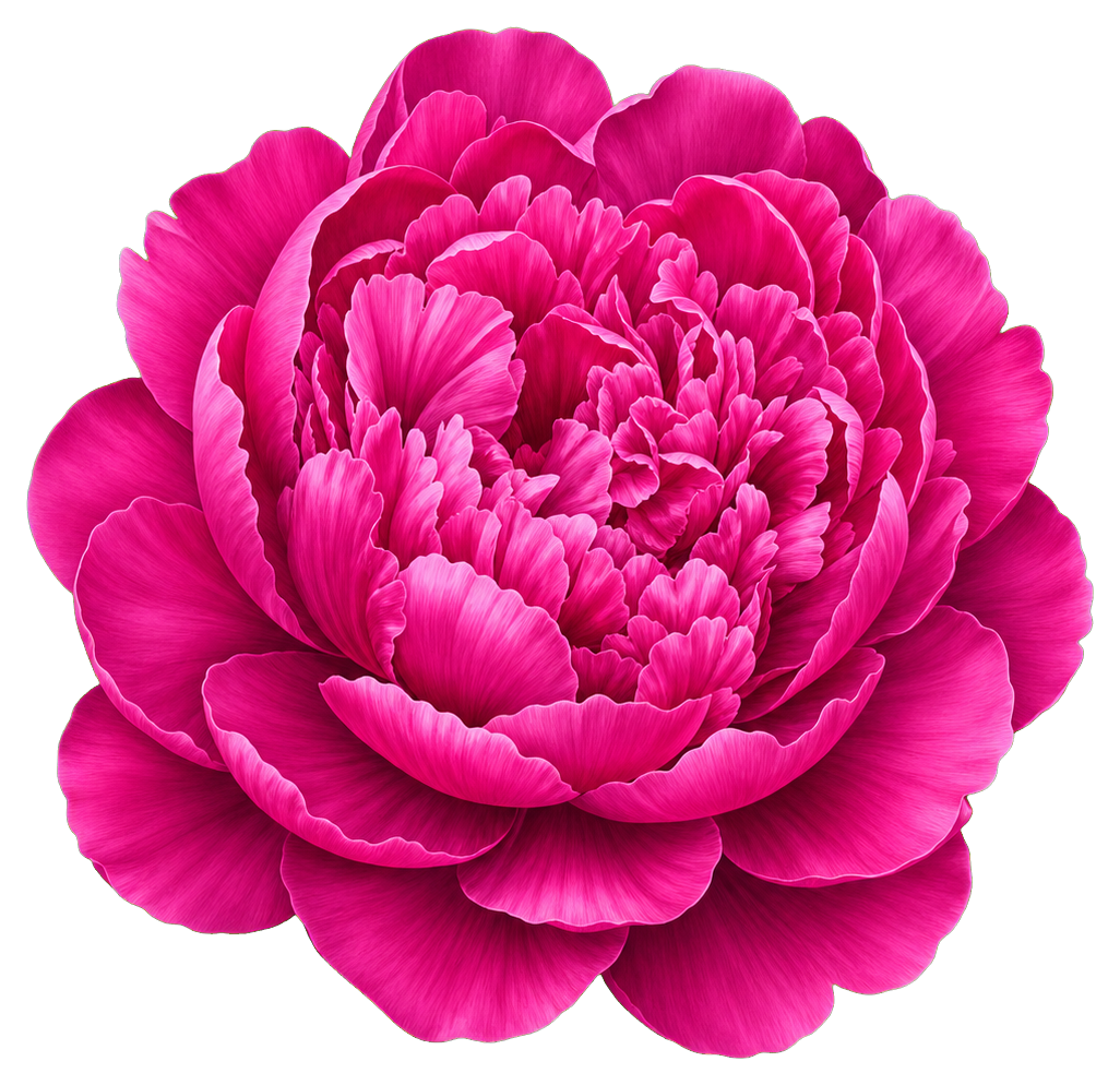 Preview for Pink Peony Flower Sticker