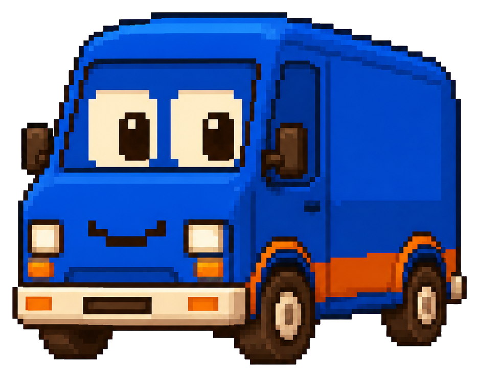 Preview for Helpful Parcel Van Sticker